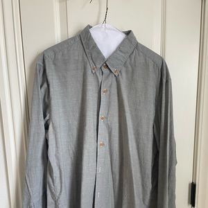 Men’s J Crew button down gray shirt, size XL